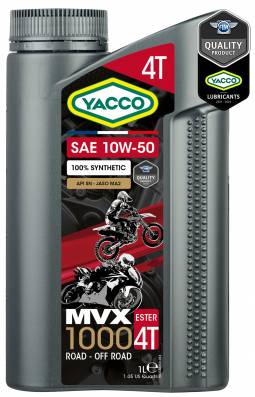 Масло моторное YACCO MVX 1000 4T 10W50 (1 L)